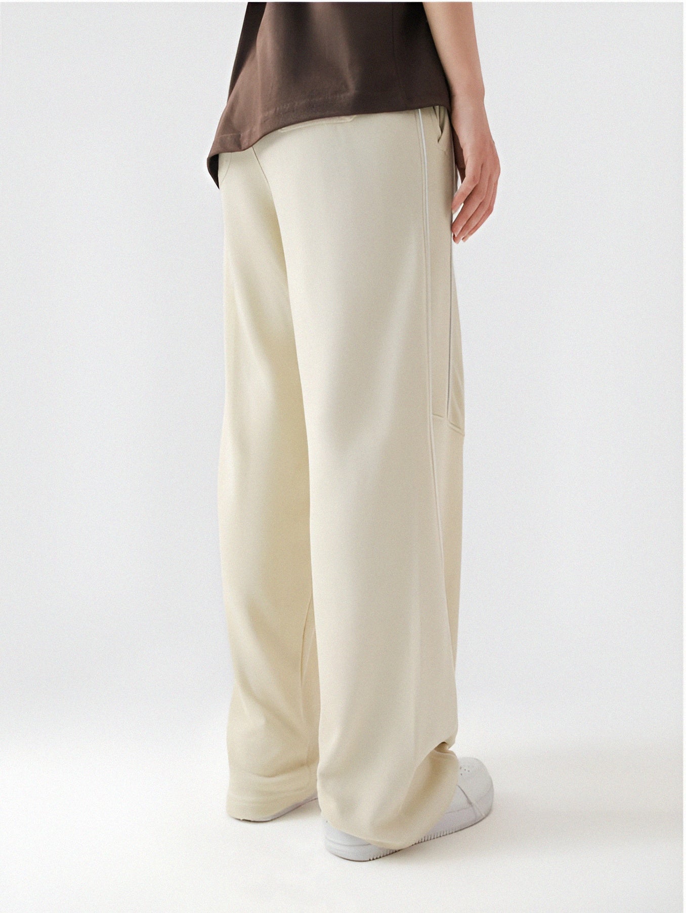 Piping Trouser | Cream