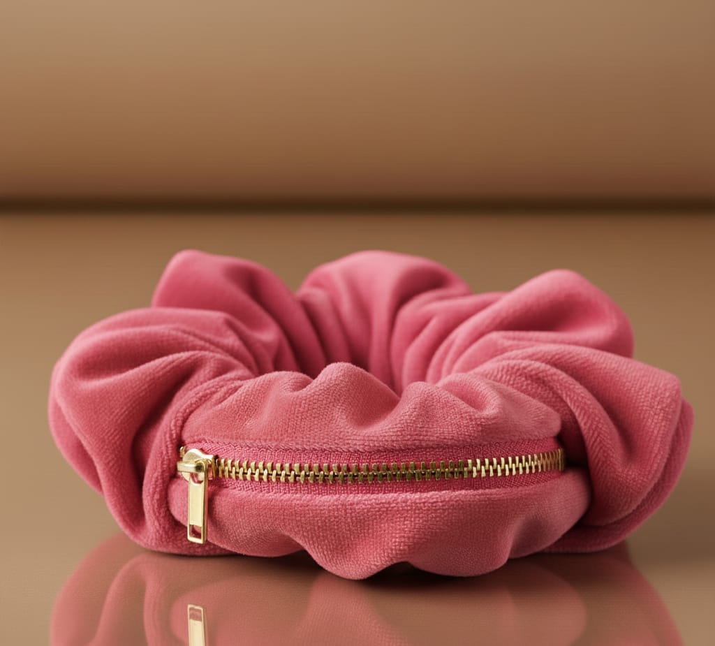 Scrunchie Pink Velvet