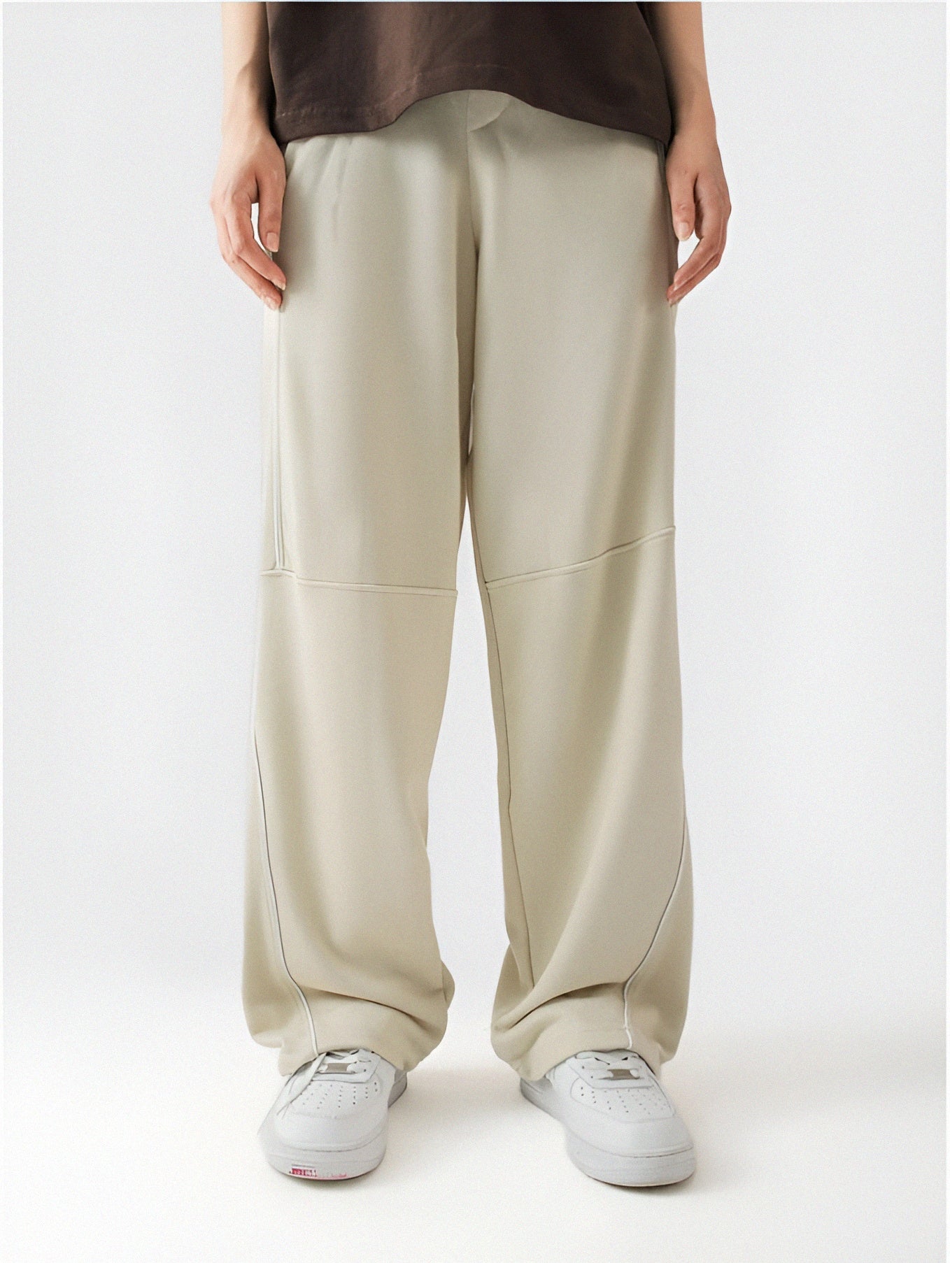 Piping Trouser | Cream