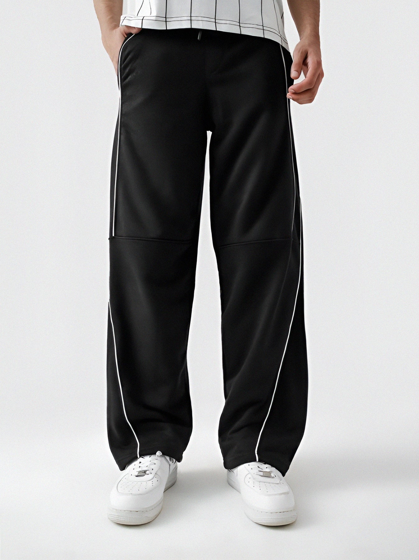 Piping Trouser | Black