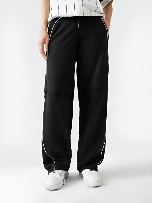 Piping Trouser | Black