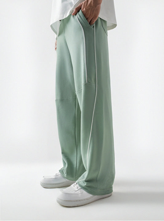 Piping Trouser | Sage Green