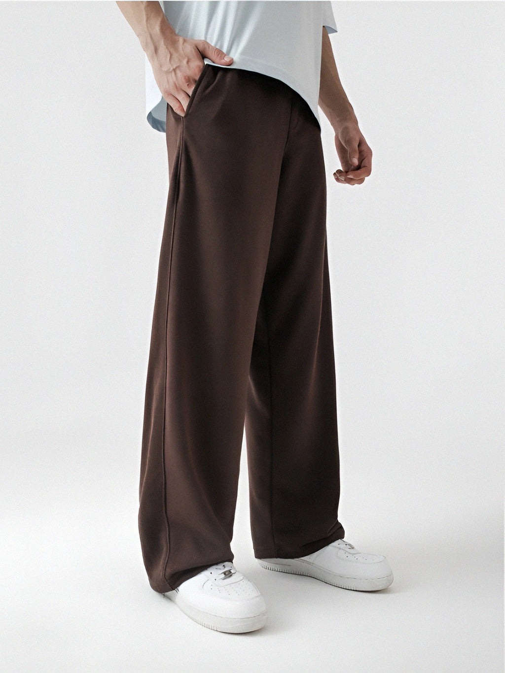 Baggy Trousers | Mocha Brown