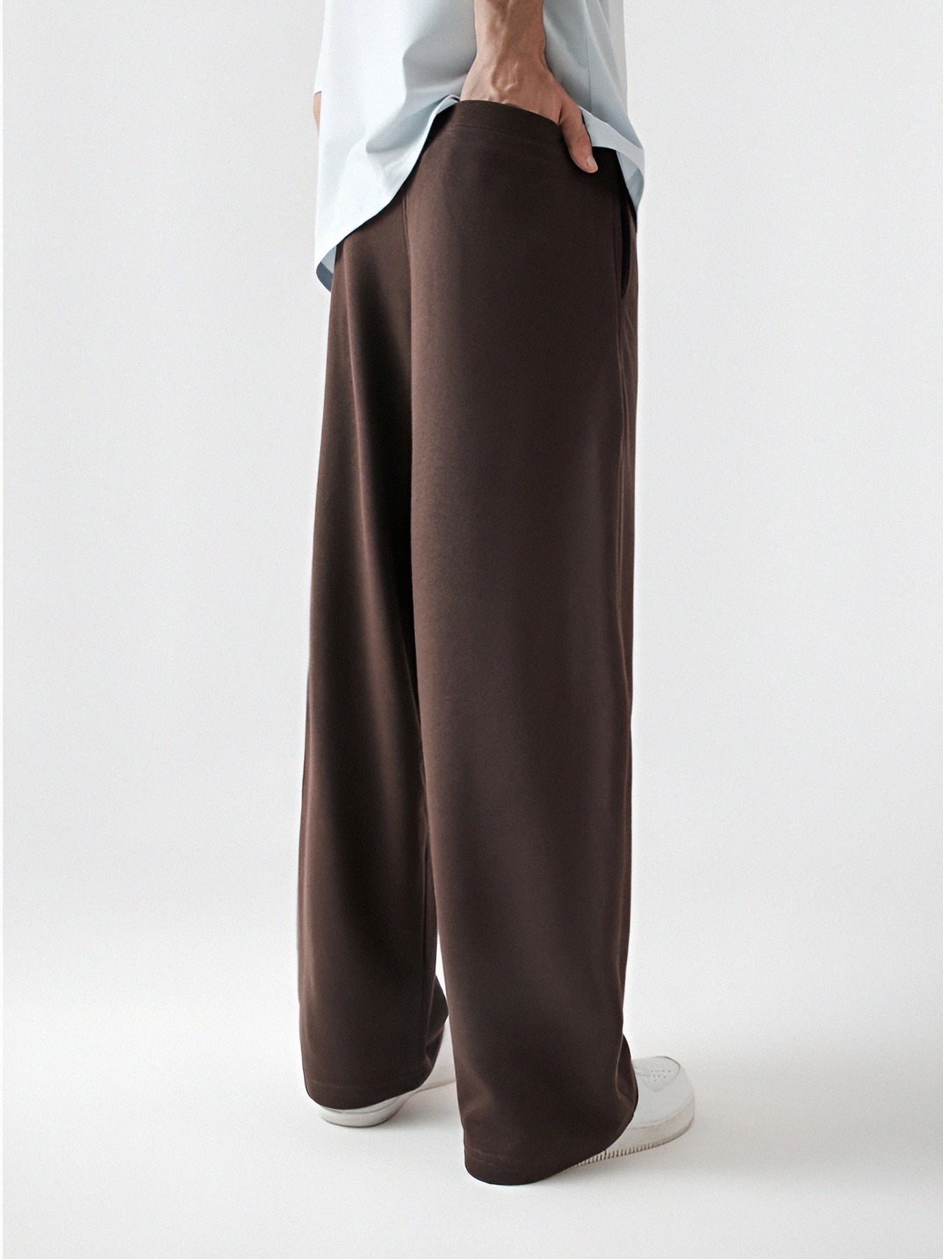 Baggy Trousers | Mocha Brown